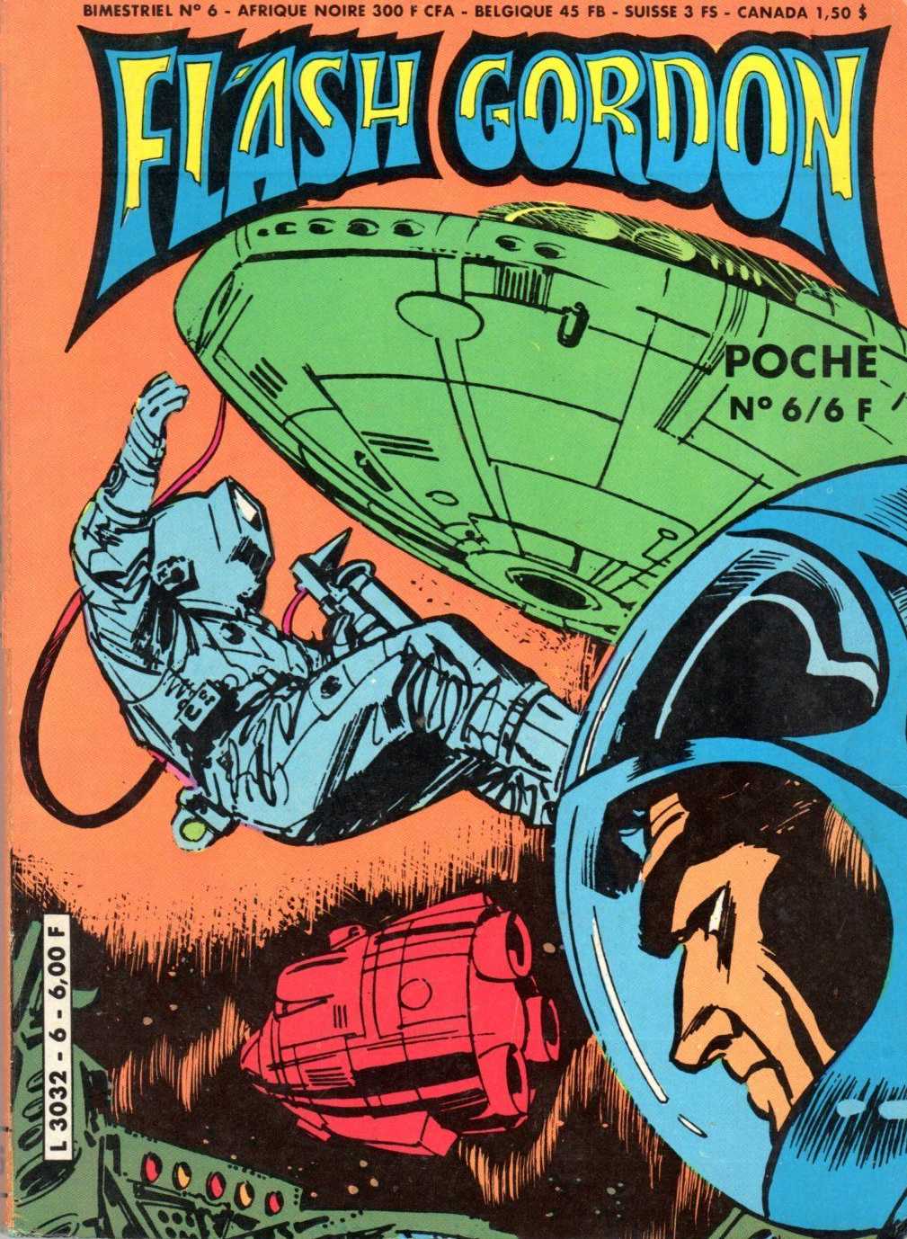 Scan de la Couverture Flash Gordon Guy l Eclair n 6